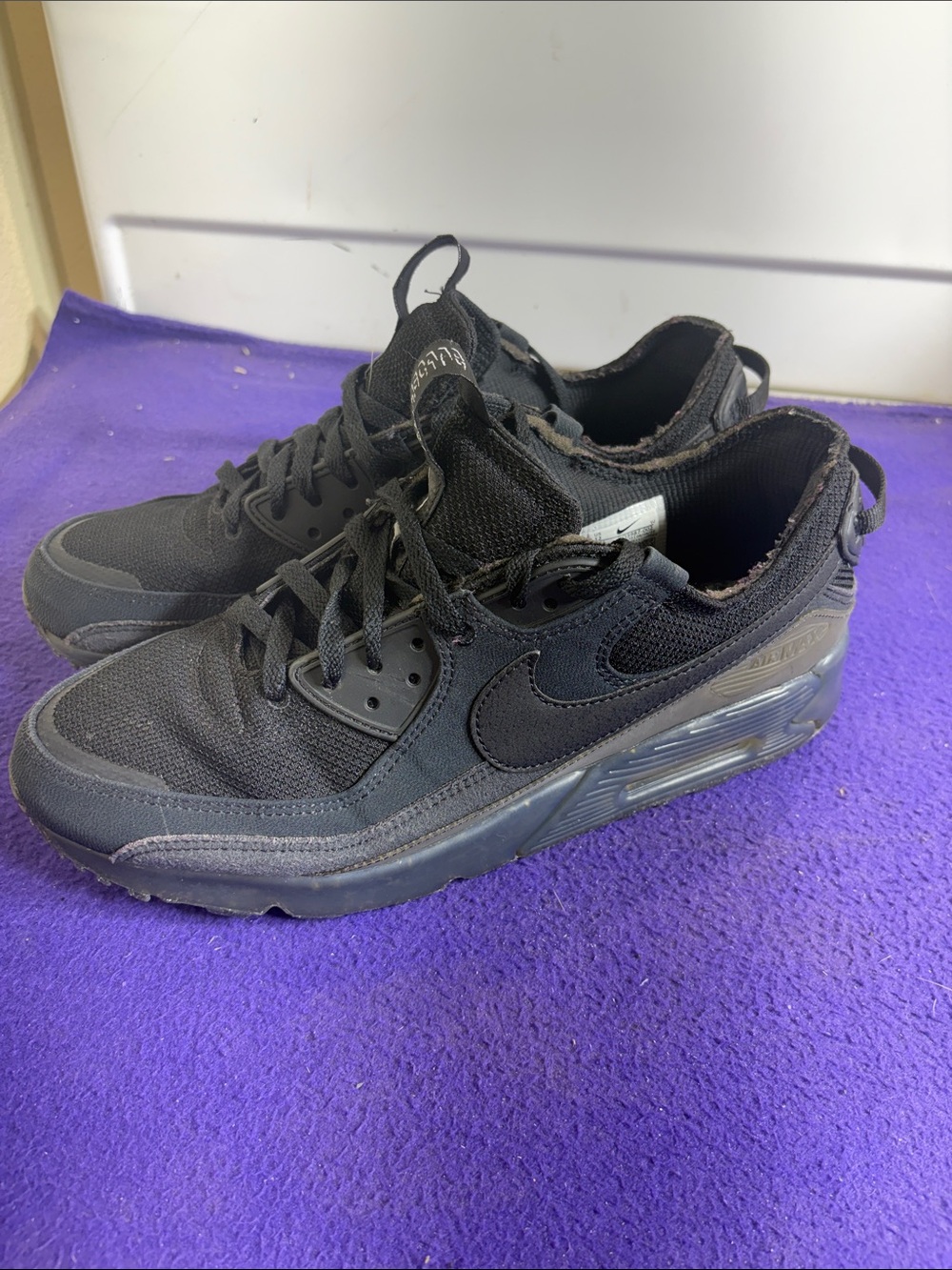 Nike Men's All-Black Low-Top Air Max Sneakers